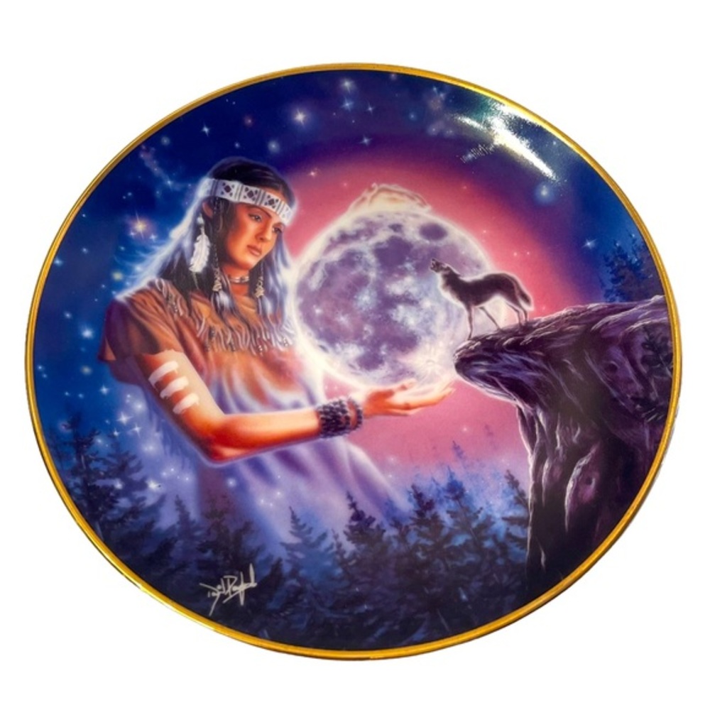 Maiden of the Mystical Moon Franklin Mint Royal Doulton Collectible Plate